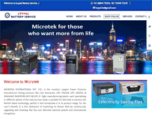 Tablet Screenshot of loyyalbatteryservice.com
